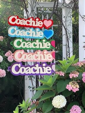 Coachie handcrafted 3-D printed bag charm key fob